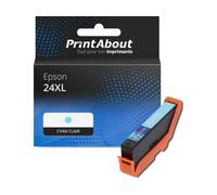 Cartouche compatible Epson 24XL (C13T24354012) - Cyan clair - Grande capacité