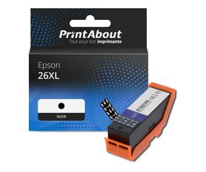 Cartouche compatible Epson 26XL (C13T26214012) - Noir - Grande capacité