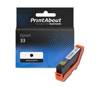 Cartouche compatible Epson 33 (C13T33414012) - Noir photo