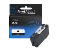 Cartouche compatible Epson 35XL (C13T35914010) - Noir - Grande capacité