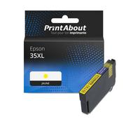 Cartouche compatible Epson 35XL (C13T35944010) - Jaune - Grande capacité
