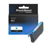 Cartouche compatible Epson 407 (C13T07U240) - Cyan