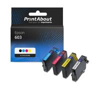 Cartouche compatible Epson 603 (C13T03U64010) - 4 couleurs - Multipack