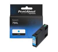 Cartouche compatible Epson 79XL (T79024010) - Cyan - Grande capacité