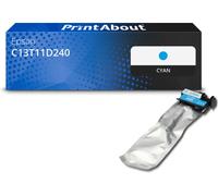 Cartouche compatible Epson C13T11D240 - Cyan - Grande capacité