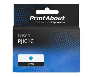 Cartouche compatible Epson PJIC1C - Cyan