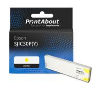 Cartouche compatible Epson SJIC30P(Y) - Jaune