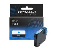 Cartouche compatible Epson T061 (C13T061240) - Cyan