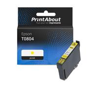 Cartouche compatible Epson T0804 - Jaune