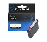 Cartouche compatible Epson T0806 - Magenta clair