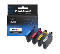 Cartouche compatible Epson T1295 - 4 couleurs - Multipack