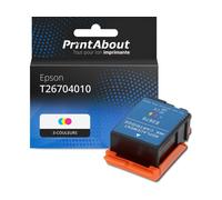 Cartouche compatible Epson T26704010 (T266) - 3-couleurs - Grande capacité