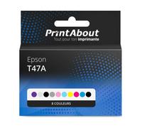 Cartouche compatible Epson T47A - 8 couleurs - Multipack