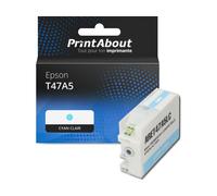 Cartouche compatible Epson T47A5 - Cyan clair