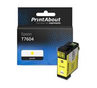 Cartouche compatible Epson T7604 - Jaune