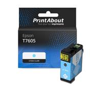 Cartouche compatible Epson T7605 - Cyan clair