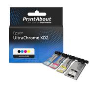 Cartouche compatible Epson UltraChrome XD2 (C13T40D/41/42/43/440) - 4 couleurs - Multipack