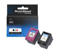 Cartouche compatible HP 303 (3YM92AE) Noir d + 3 couleurs - Multipack
