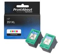 Cartouche compatible HP 351XL (CB338EE) - 3-couleurs - Grande capacité - Multipack 3-couleurs