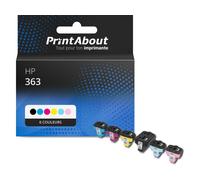Cartouche compatible HP 363 (C8721EE) - 6 couleurs - Multipack