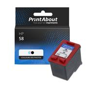 Cartouche compatible HP 58 (C6658A) - Couleurs des photos