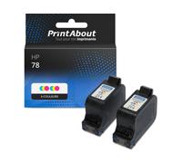Cartouche compatible HP 78 (C6578A) - 3-couleurs - Multipack