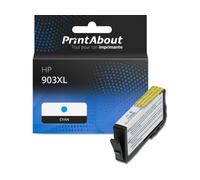 Cartouche compatible HP 903XL (T6M03AE) - Cyan - Grande capacité
