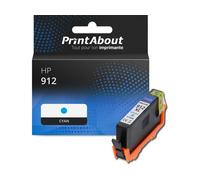 Cartouche compatible HP 912 (3YL77AE) - Cyan