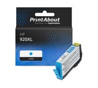 Cartouche compatible HP 920XL (CD972AE) - Cyan - Grande capacité