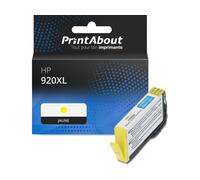 Cartouche compatible HP 920XL (CD974AE) - Jaune - Grande capacité