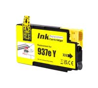 Cartouche compatible HP 937e XL jaune - Remplace les modèles 4S6W8NE/4S6W4NE