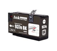 Cartouche compatible HP 937e XL noir - Remplace les modèles 4S6W9NE/4S6W5NE