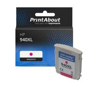 Cartouche compatible HP 940XL (C4908AE) - Magenta - Grande capacité