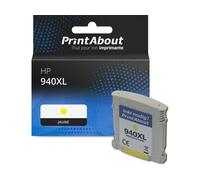 Cartouche compatible HP 940XL (C4909AE) - Jaune - Grande capacité