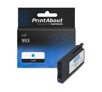 Cartouche compatible HP 953 (F6U12AE) - Cyan
