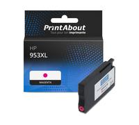 Cartouche compatible HP 953XL (F6U17AE) - Magenta - Grande capacité