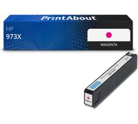 Cartouche compatible HP 973X (F6T82AE) - Magenta - Grande capacité