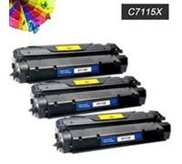 Cartouche Compatible HP laser Cartouche HP 1200SE 1000 Noir pour 7115 15X x3 Noir G