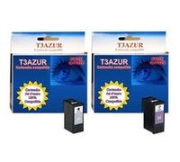 Cartouche compatible Lexmark n°34 + n°35 - Noire + Couleur- T3AZUR G