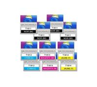 Cartouche compatible - MaxiPack T18XL, 10 cartouches
