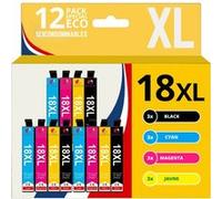 Cartouche compatible - Megapack Compatible Epson T18xl, 12 Cartouches Pack G