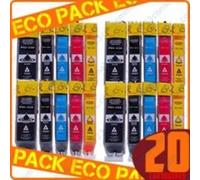 Cartouche compatible - MegaPack générique PGI-520/CLI-521, 20 cartouches Pack G