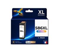 Cartouche compatible pour Canon CL586XL Couleur 3X plus d'encre