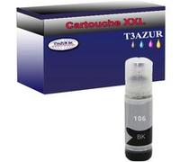 Cartouche Compatible pour Epson 106 (C13T00R140) Photo Noire - T3AZUR Photo Noire G
