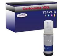 Cartouche Compatible pour Epson EcoTank ET-7700, ET-7750 remplace Epson 106 Cyan - T3AZUR G