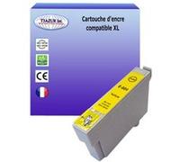 Cartouche Compatible pour Epson Stylus Photo PX700W, PX710W remplace Epson T0804 Jaune - T3AZUR G