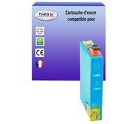 Cartouche Compatible pour Epson XP-530, XP-540, XP-630, XP-635, XP-640, XP-645 remplace Epson T3362 / T3342 (33XL) Cyan - T3AZUR