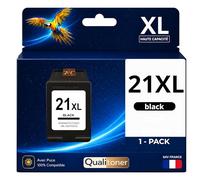 Cartouche Compatible pour HP 21XL 21 XL C9351AE C9351CE Noir 22ml Qualitoner
