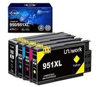 Cartouche compatible - Uniwork 950xl 951xl cartouches d'encre remplacer pour hp 950 951 xl compatible avec hp officejet pro 8100 8600 8610 8620 8630 8640 8660 8615 8625