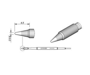 Cartouche conique 0,6 JBC C210003 Pour les soudeurs T210
